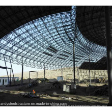 Estructura de acero ligero Estructura del marco de techos con gran espacio para el parque acuático